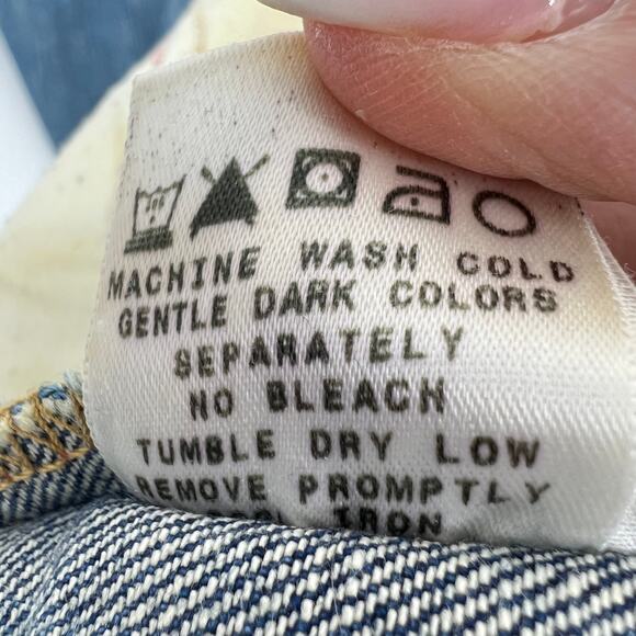 ALLEN B. by Allen Schwartz Floral Embroidered Mod Jeans Size 29 - Picture 9 of 10